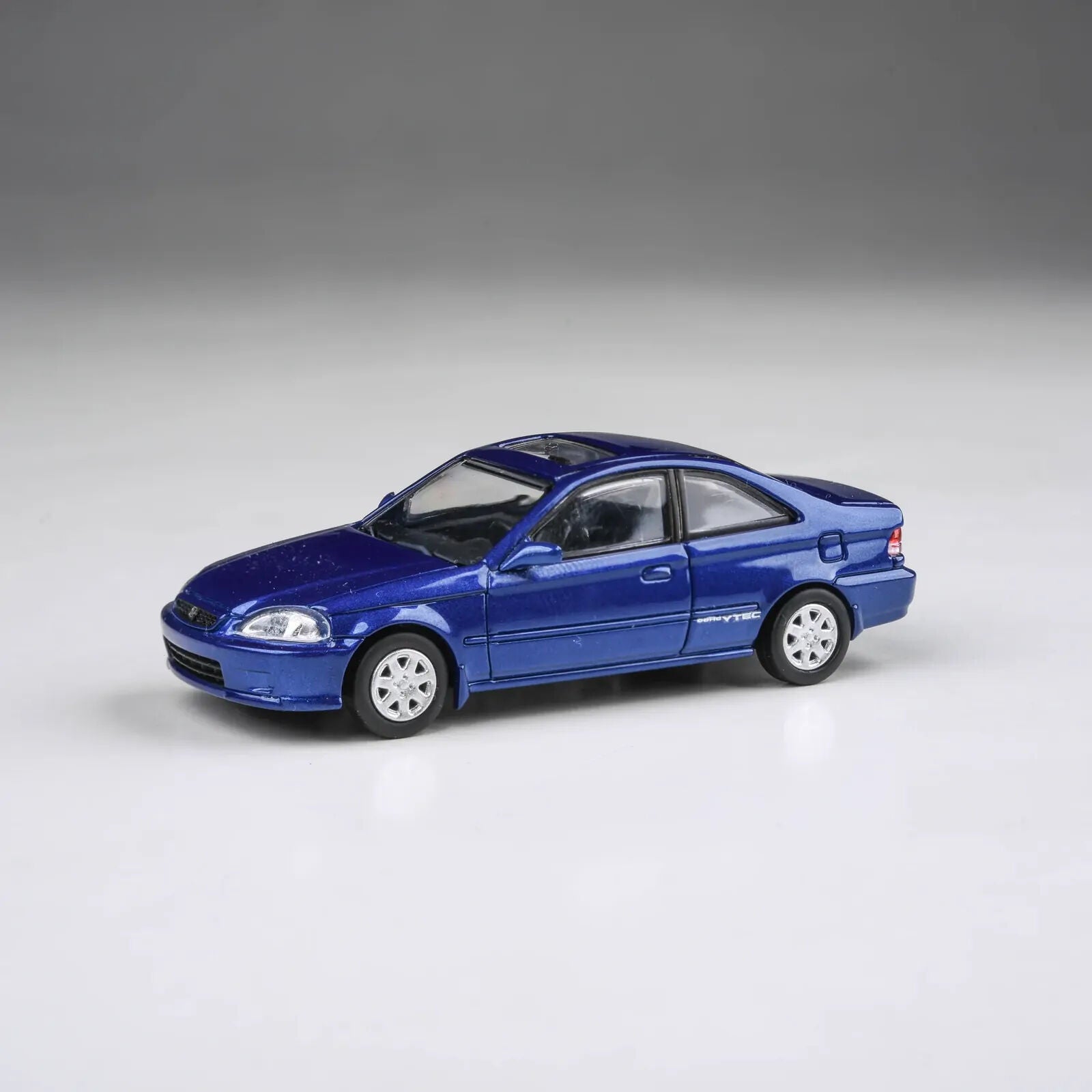 Para64 1/64 1999 Honda Civic EM1 Electron Blue Pearl (Wingless) RHD Diecast Model Car
