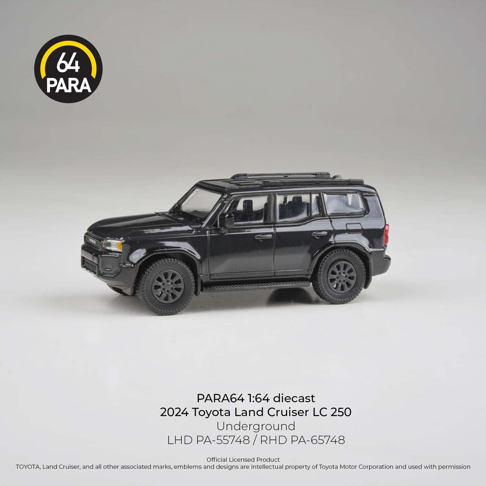 Para64 1/64 Land Cruiser 250 Prado Underground RHD Diecast Model Car