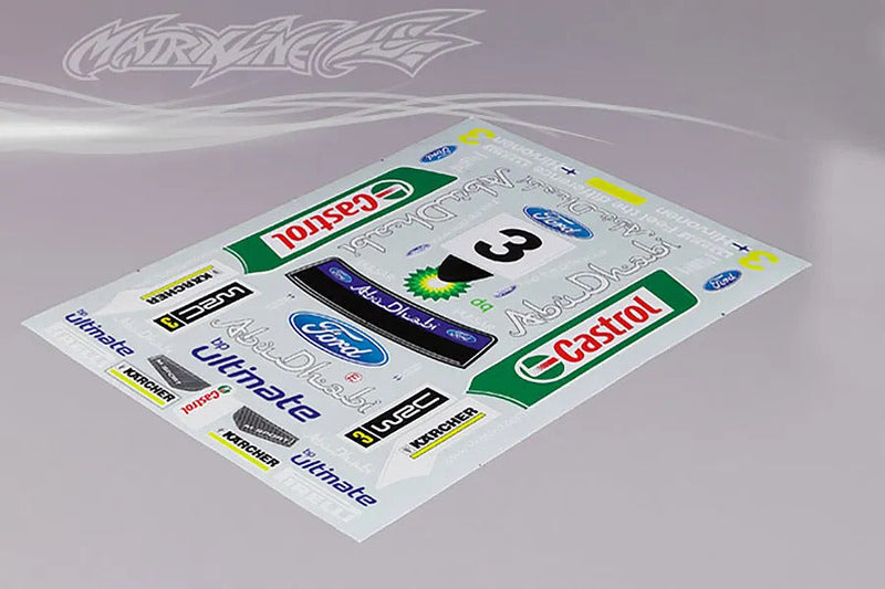 PC201004B-2 MATRIXLINE FORD FOCUS DECAL SHEET OPTION 2 MATRIXLINE