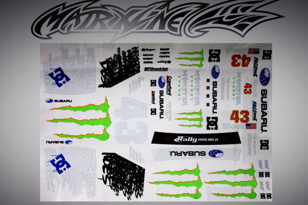 PC201006B-1 Matrixline WRX Optional Decal Sheet MATRIXLINE