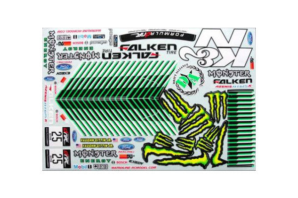 PC201012B Matrixline Mustang Optional Decal Sheet MATRIXLINE