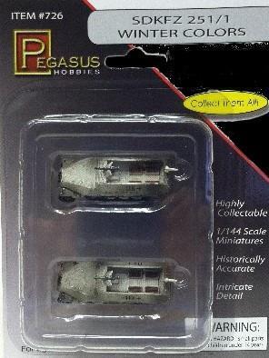 Pegasus Sd. Kfz 251/1 Winter Colors, prepainted