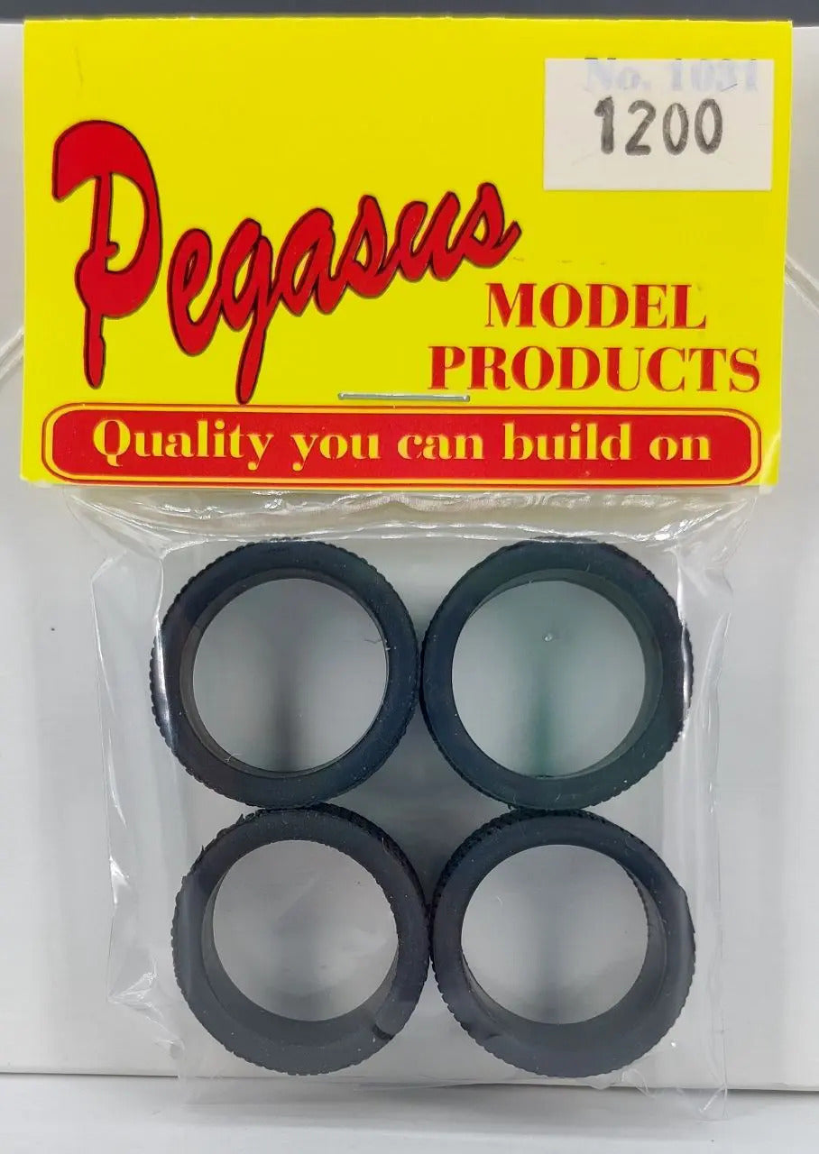 Pegasus 1/24 Tires Wide Low Profile for Scale Models [1200]