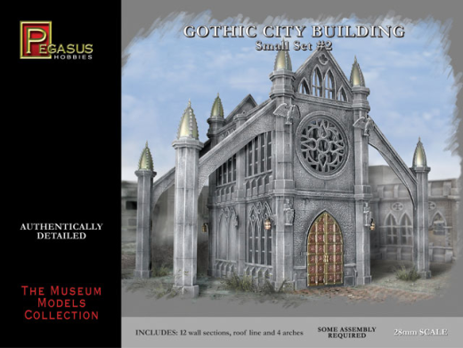 Pegasus 28mm Gothic City Building Small Set #2 Plastic Model Kit [4925]