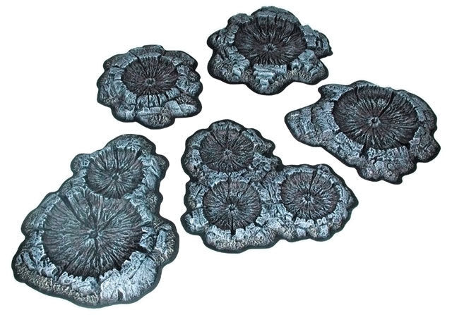 Pegasus 28mm Crater Set Painted  [5215]