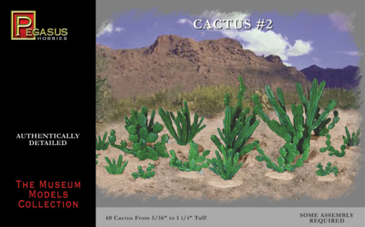 Pegasus 1/72 Cactus set #2 Plastic Model Kit [6508]
