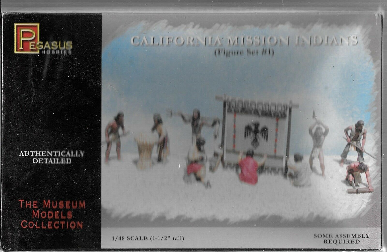 Pegasus California Mission Indians set #1 (15 pieces set)