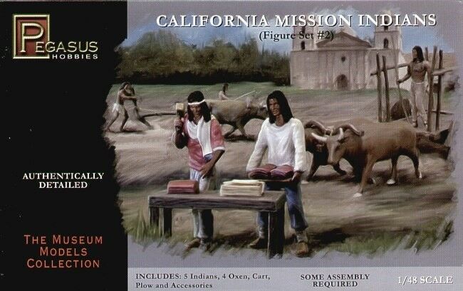Pegasus California Mission Indians set #2 (12 pieces set) PEG-7005