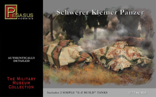 Pegasus 1/72 German Schwerekleinerpanzer Tanks (2 per pack) PEG-7605