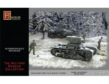 Pegasus T-26 Soviet Tanks (2 per pack)
