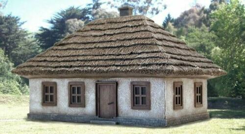 Pegasus 1/72 Ukrainian Style House - Pre-painted cold cast (2 per pack) PEG-7802