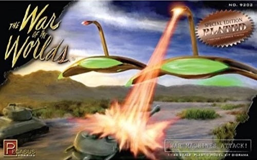 Pegasus 1/144 War Of The Worlds War Machines Attached Copper Plated Edition Plastic Model Kit [9202]