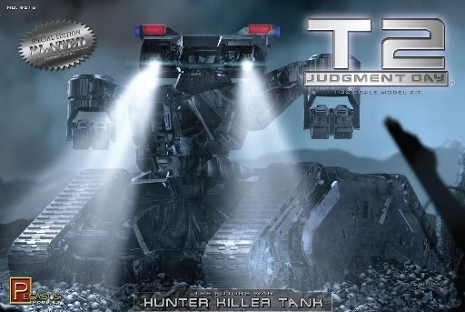 Pegasus 1/32 Terminator 2 Hunter Killer Tank Chrome Plated Edition Plastic Model Kit [9215] PEG-9215
