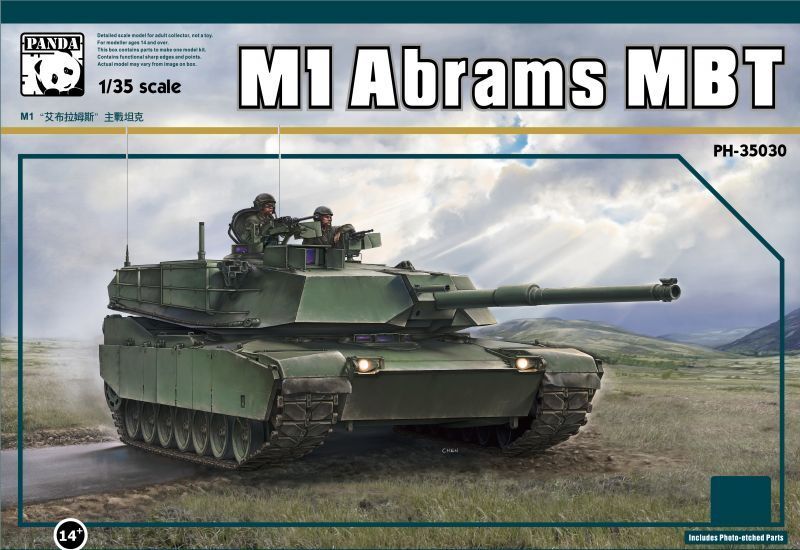 Panda Hobby 1/35 M1 Abrams MBT Plastic Model Kit