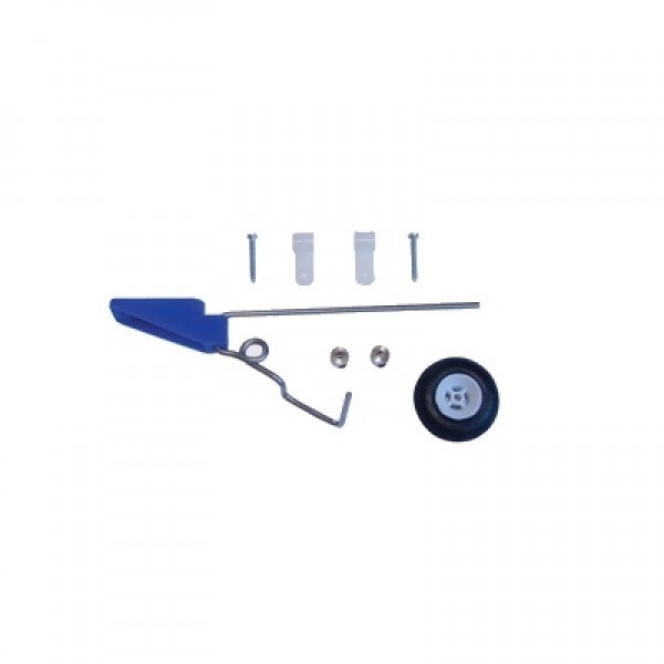 PHN-A22204 Phoenix Model Tailwheel Assy For .25 - .60 Size Models (Long External Rudder Conn Phoenix