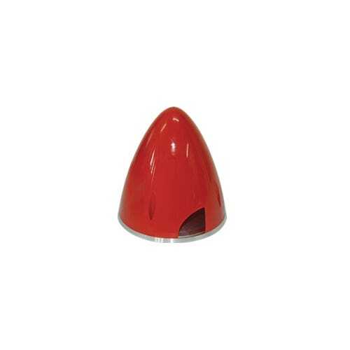 PHN-A25115R Phoenix Model 2 Blade Plastic Spinner with Aluminium Backplate, 115mm, Red Phoenix