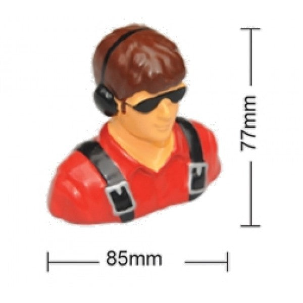 PHN-A80024B Phoenix Model Painted 1/7 Scale Civillian Shoulder Bust With Headphones & Glasses Phoenix