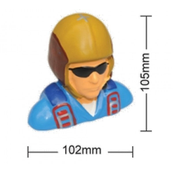 PHN-A80034A Phoenix Model Painted 1/5 Scale Pilot Shoulder Bust With Helmet (125 X 110mm) Phoenix