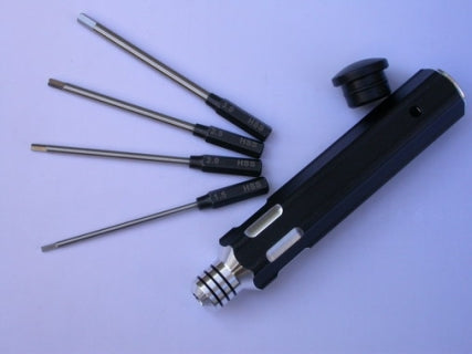 PL1305A PROLUX 1305A INTERCHANGEABLE HEX DRIVER SET (METRIC) 1.5. 2. 2.5 & 3MM Prolux
