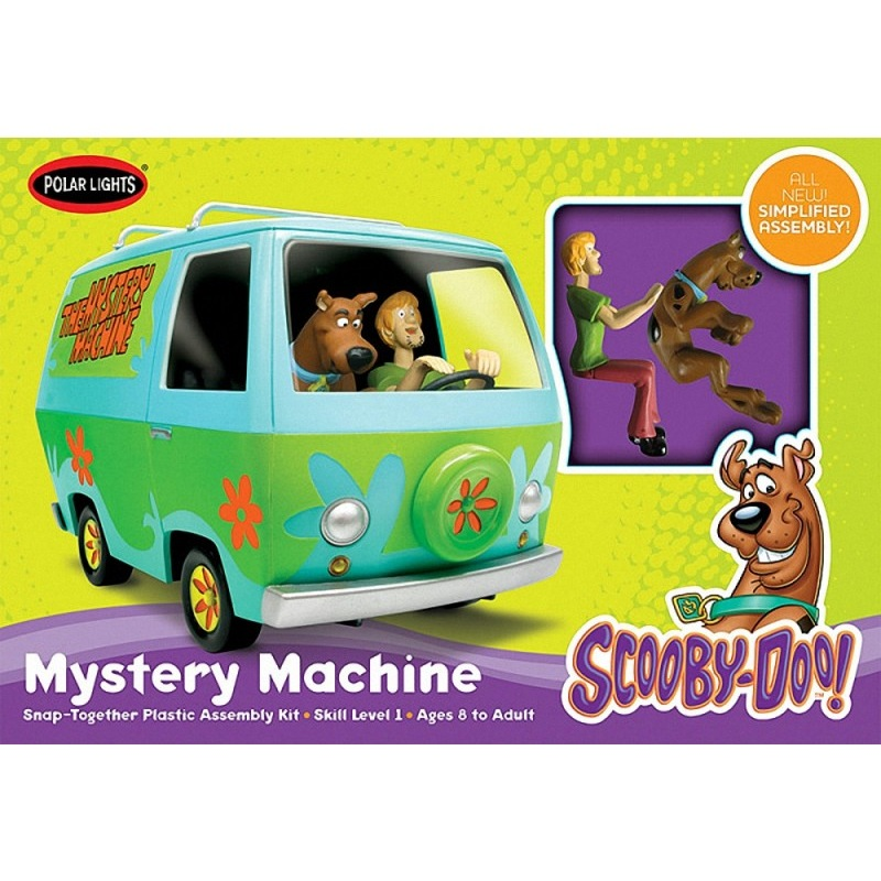 POL901M Polar Lights 1/25 Scooby-Doo Mystery Machine SNAP (New Tool) Plastic Model Kit Polar Lights