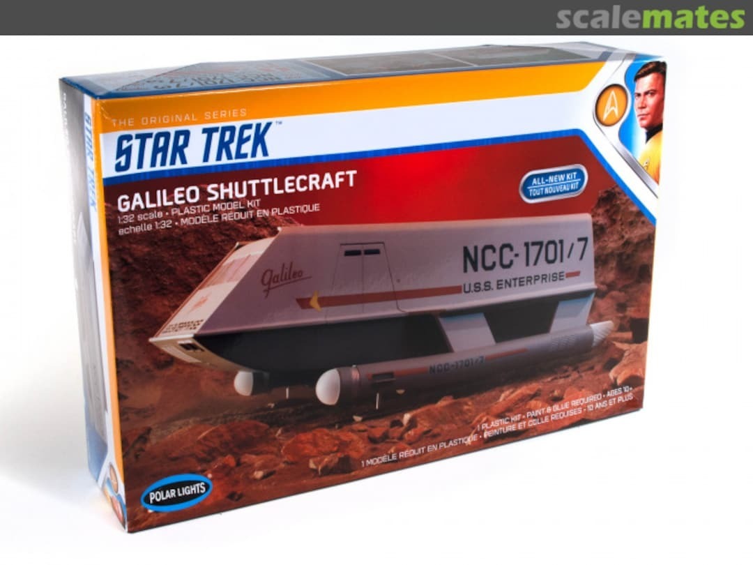 POL909 Polar Lights 1/32 Star Trek TOS Galileo Shuttle Plastic Model Kit Polar Lights