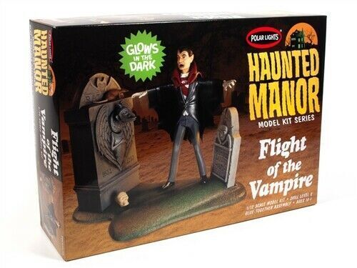POL977 Polar Lights 1/12 Haunted Manor: Flight of the Vampire Plastic Model Kit Polar Lights