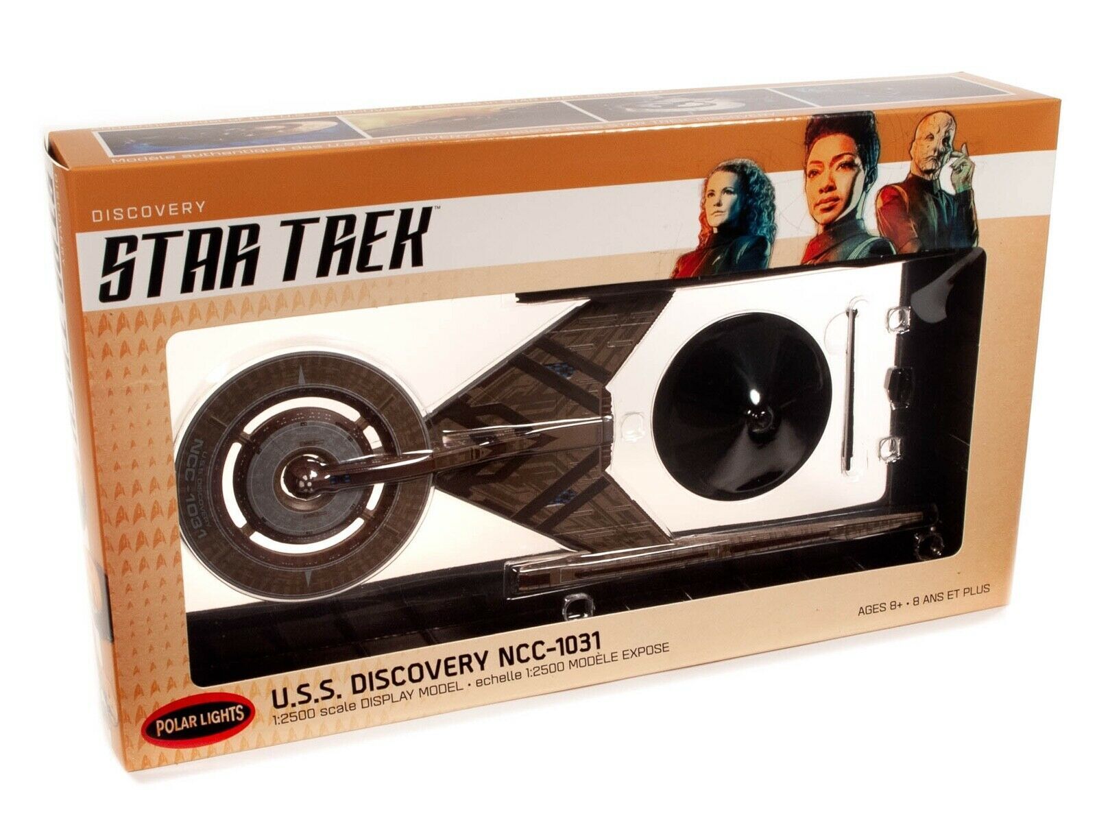 POL979M Polar Lights 1/2500 Star Trek Discovery U.S.S. Discovery Prebuilt Display Model 2T Polar Lights