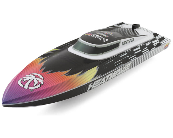 PRB-1396 Pro Boat Hull and Canopy, Heatwave, Recoil 18