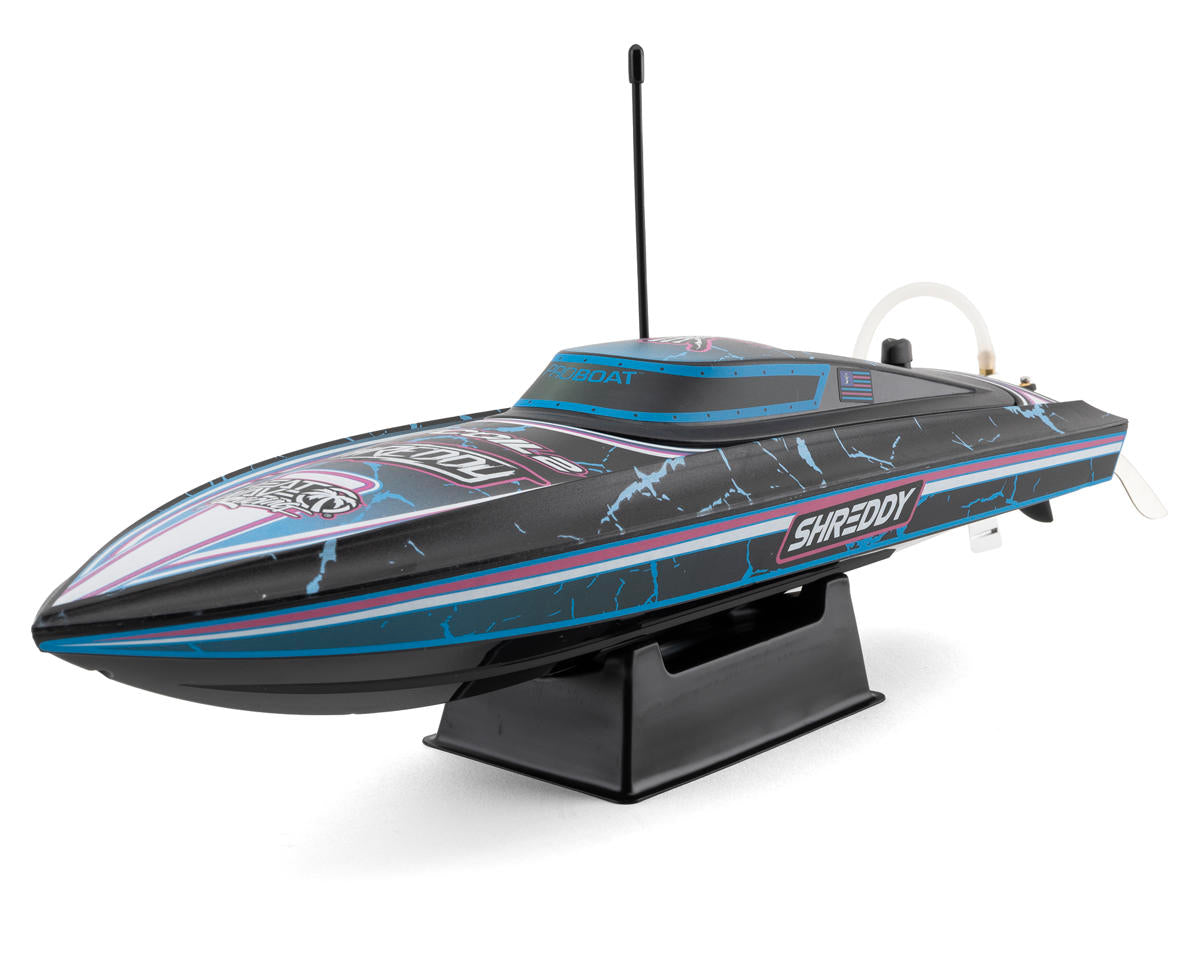PRB08053T1 ProBoat Recoil 2 18inch Brushless Boat, RTR, Shreddy Scheme ProBoat