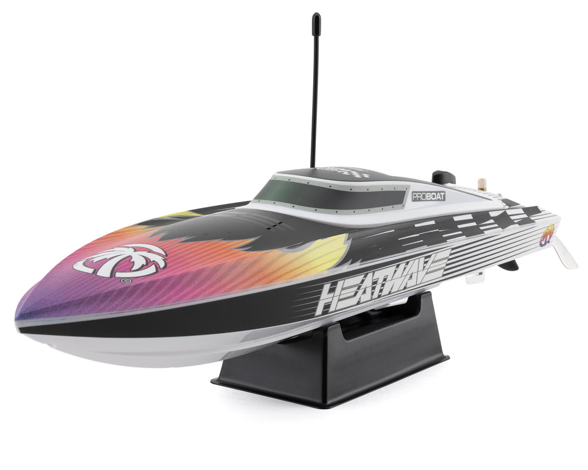 PRB08053T2 ProBoat Recoil 2 18inch Brushless Boat, RTR, Heatwave Scheme ProBoat