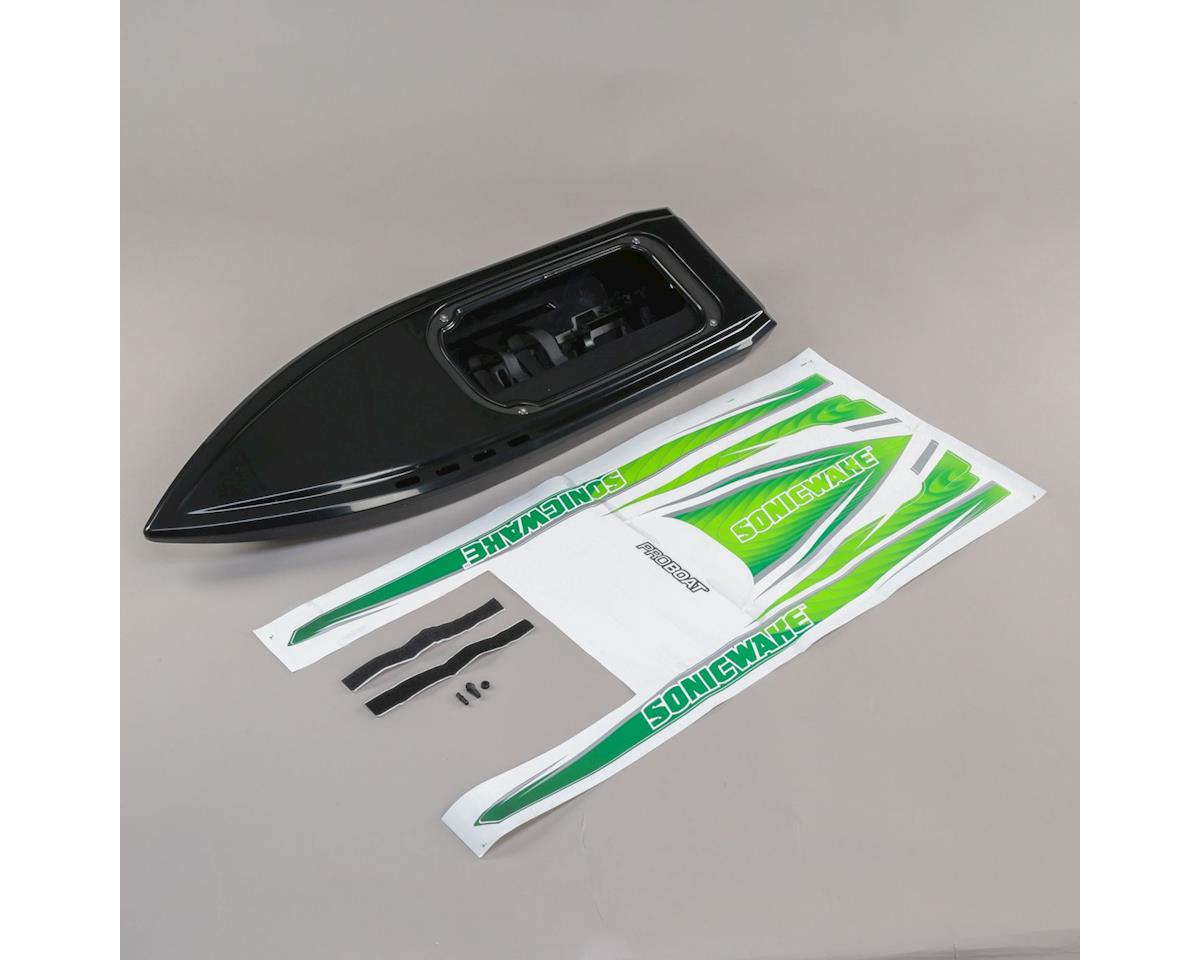 PRB281073 Pro Boat Black Hull, Sonicwake 36 ProBoat
