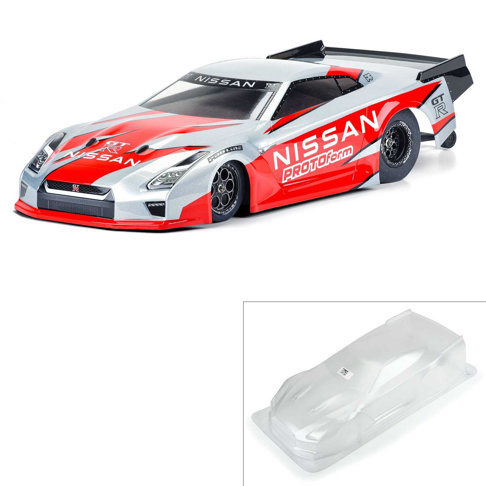 PRM158500 Proline 1/10 Nissan GT-R R35 Clear Body, Losi 22S Drag Car Proline