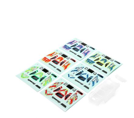Proline Axis T Clear Body with Spoiler and Decals, Micro-T PRO-2631