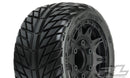 PRO1016110 Proline Street Fighter LP 2.8in Tyres Mounted on Raid Black 6x30 Wheels, F/R, PR10161-10 Proline