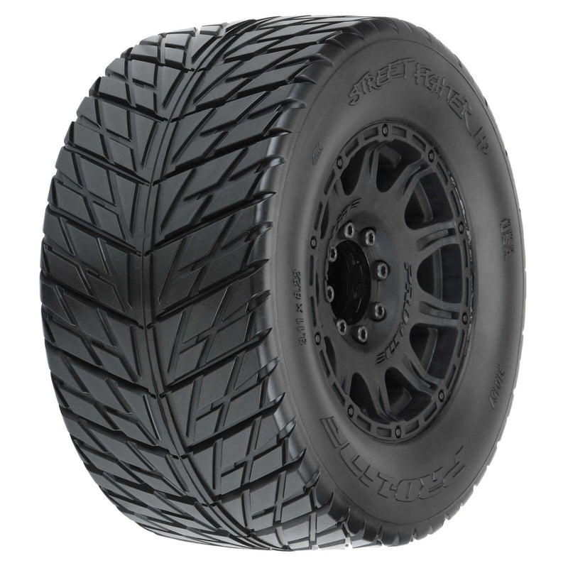 PRO1016710 Proline Street Fighter HP 3.8 Belted Tyres Mounted on Raid Wheels, PR10167-10