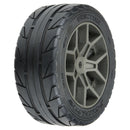 PRO1020410 Proline 1/8 Vector S3, F/R 35/85 2.4in Belted Tyres Mounted on 14mm Hex, PR10204-10 Proline