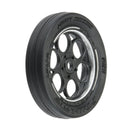 PRO1021910 Proline 1/16 Front Runner Front Tires Mounted on Black/Silver Wheels, 2pcs, Mini No Prep Proline
