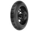 PRO1022310 Proline 1/4 Supermoto Mounted Rear Tyre with Black Wheel, ProMoto-MX Proline
