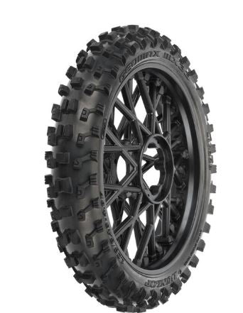 Proline Dunlop Geomax MX33 V2 Bead CR4 Front Tire Mounted on Bullyspoke Black Wheel, Promoto-MX PRO1022910