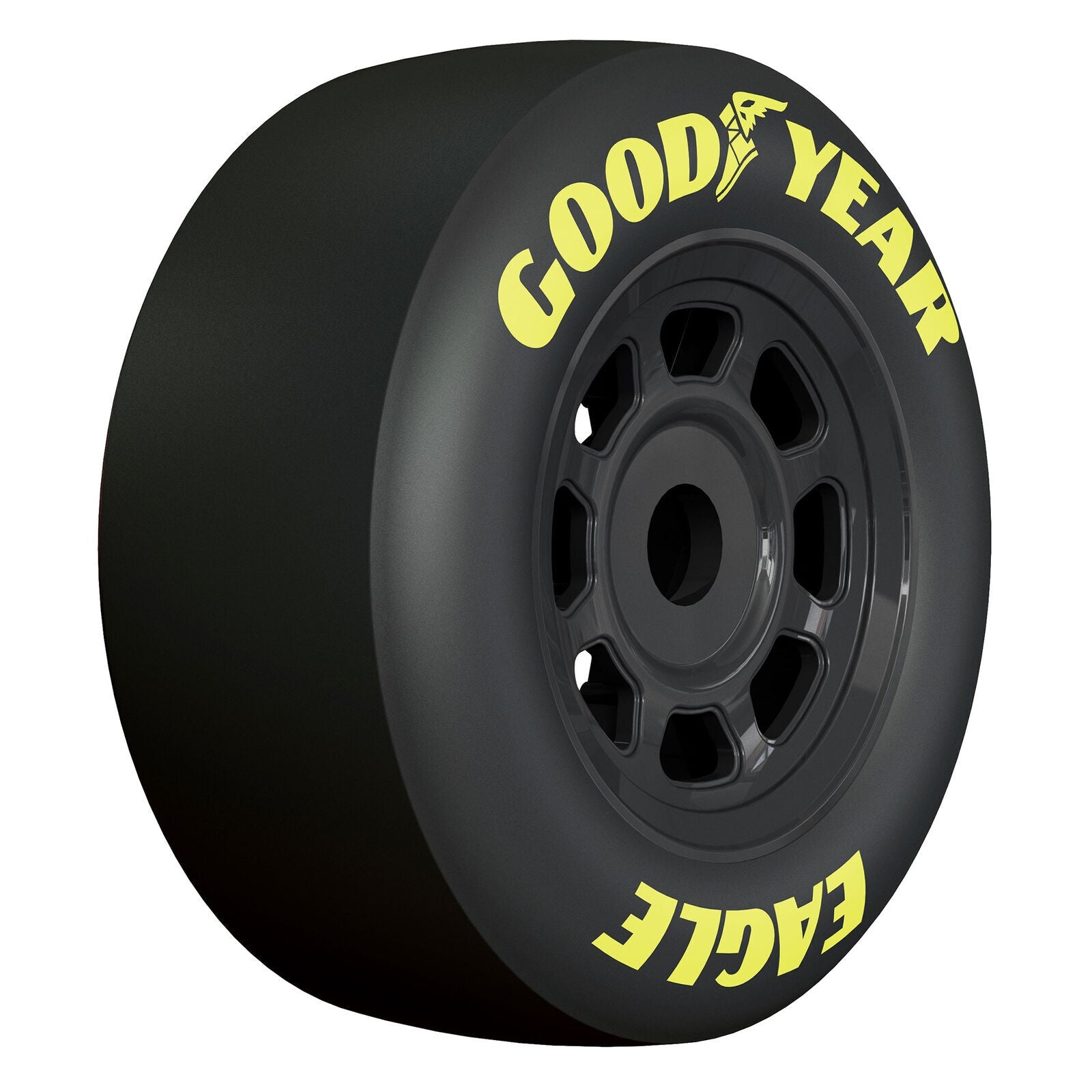 PRO1023410 Proline 1/7 Goodyear Nascar Truck Belted Tyres Mounted on 8 Spoke Wheels Proline
