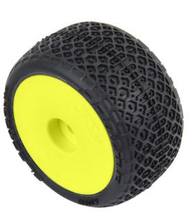 Proline Electron 2.0 Mounted Tyre Set, Yellow, Micro-T PRO1031512
