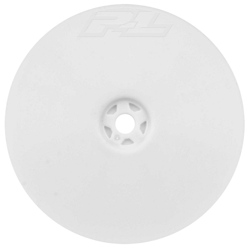 PRO276704 Proline 1/10 Velocity 2.2 White 4wd Front Buggy Wheel, XB4, 2pcs