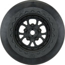 PRO277603 Proline 1/10 Pomona Drag Spec 2.2/3.0in Black Rear Wheels, Slash, 2pcs Proline