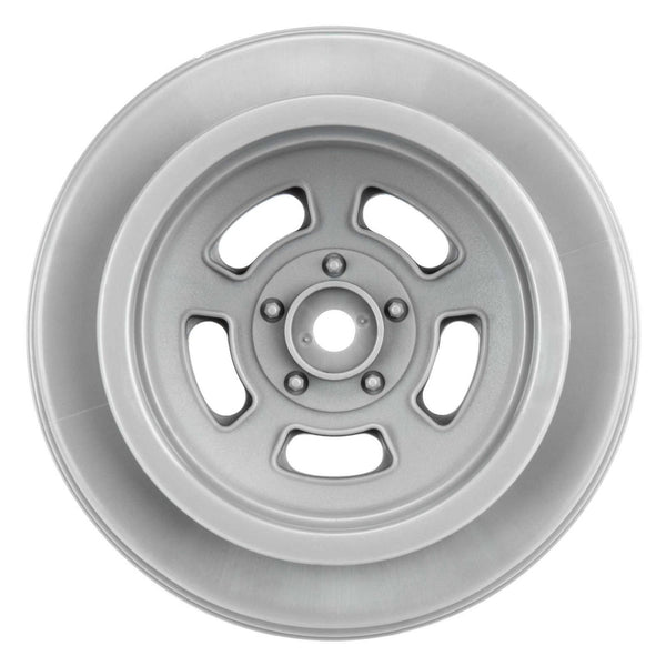 PRO279305 Proline 1/10 Retro Drag Spec 2.2in Rear Wheels, Stone Gray, 2pcs