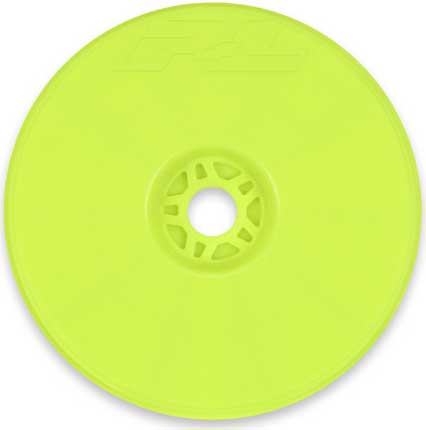 PRO280002 Proline 1/8 Truck Velocity VTR 4in Zero Offset Yellow Wheels, 4pcs Proline