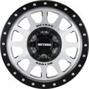 PRO281400 Proline 1/6 Method 305 Alum F/R 2.9 +2 Offset SCX6 Silver Wheel Faces, 2pcs Proline