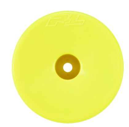 Proline Velocity F/R 2.2in 12mm Yellow Stadium Truck Wheels, 4pcs, 22X-T PRO284602