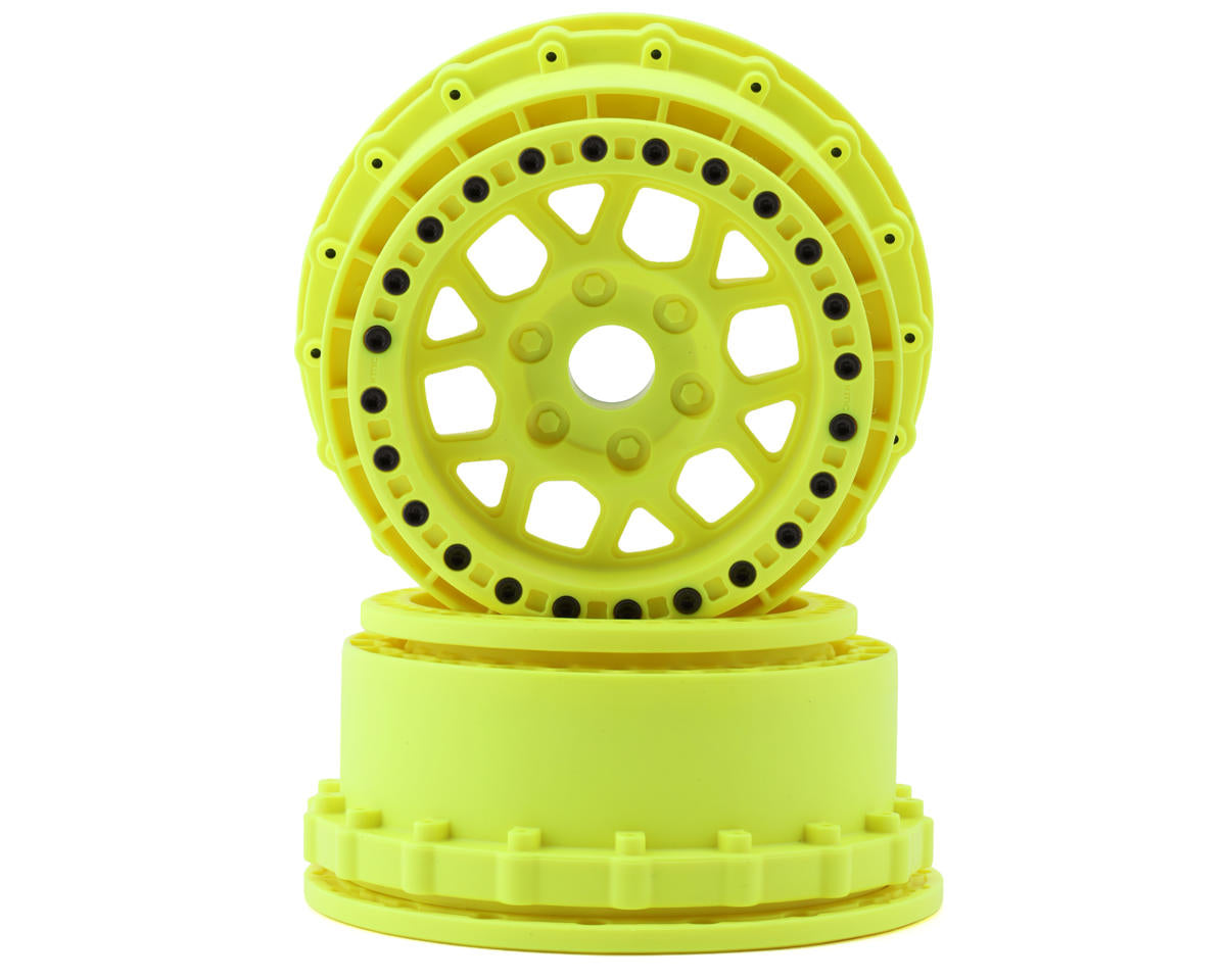 Proline Wheel and Beadlock Set, Yellow, 2pcs, 5IVE-T 3.0 - PRO287802
