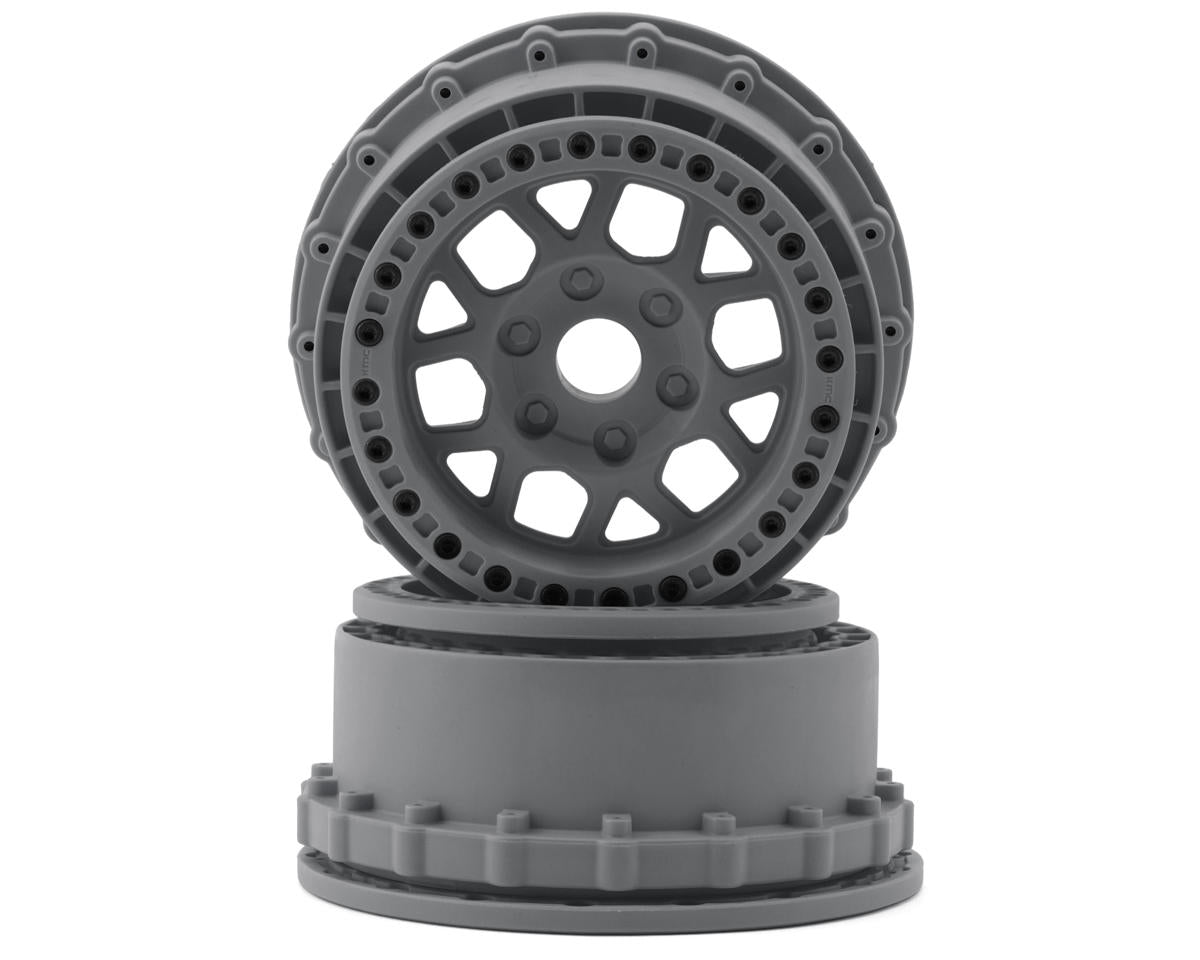 Proline Grey Wheel and Beadlock Set, 2pcs, 5IVE-T 3.0 - PRO287805