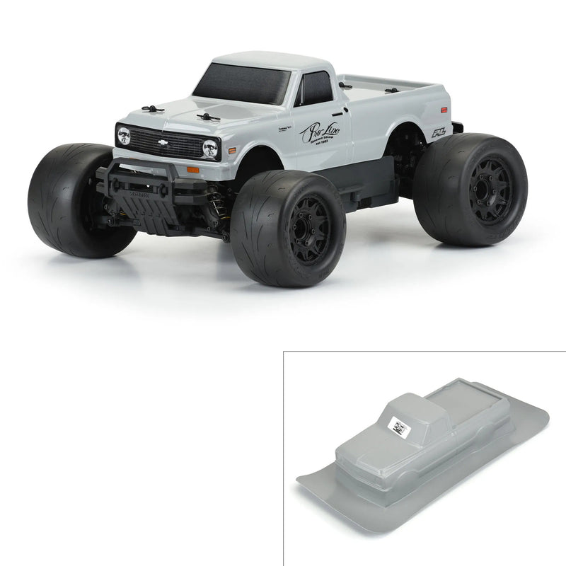 PRO325114 Proline 1972 Chevy C-10 Tough-Color (Stone Gray) Body, PR3251-14